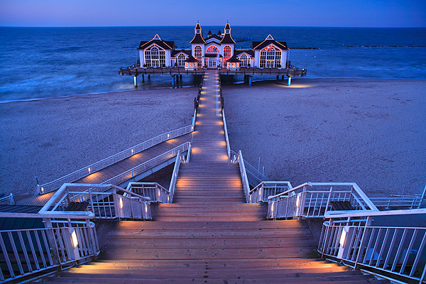 Seebrücke Sellin - Rügen, Mecklenburg-Vorpommern, Deutschland, Europa