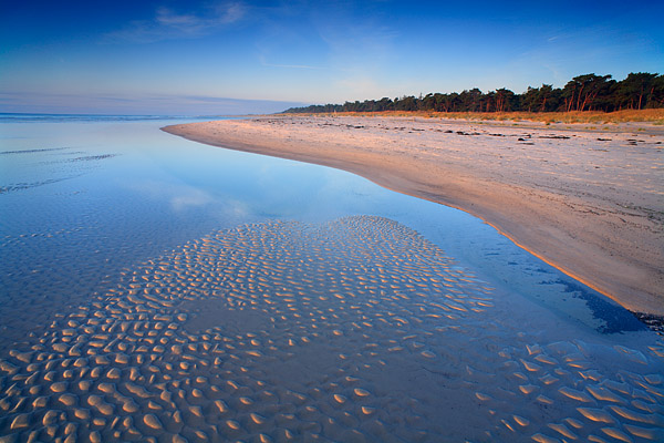 Sandrippeln am Strand von Dueodde - Dueodde, Bornholm, Dnemark, Europa